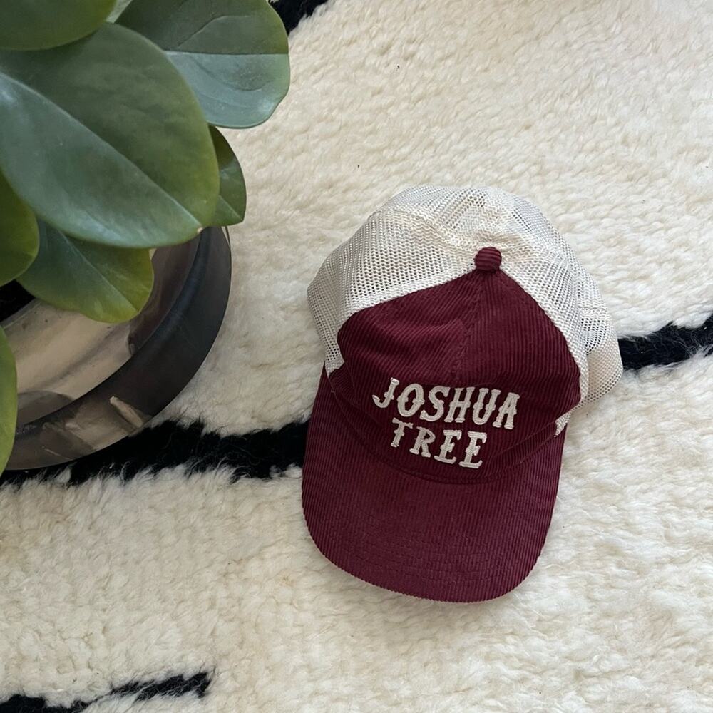 Joshua Tree Snapback Corduroy Trucker Hat